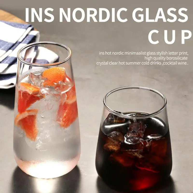 

tumblers coffee mug travel cup Tea cocktail wine drinking glasses cute water bottle insulated stemless wine Ins wind Nordic