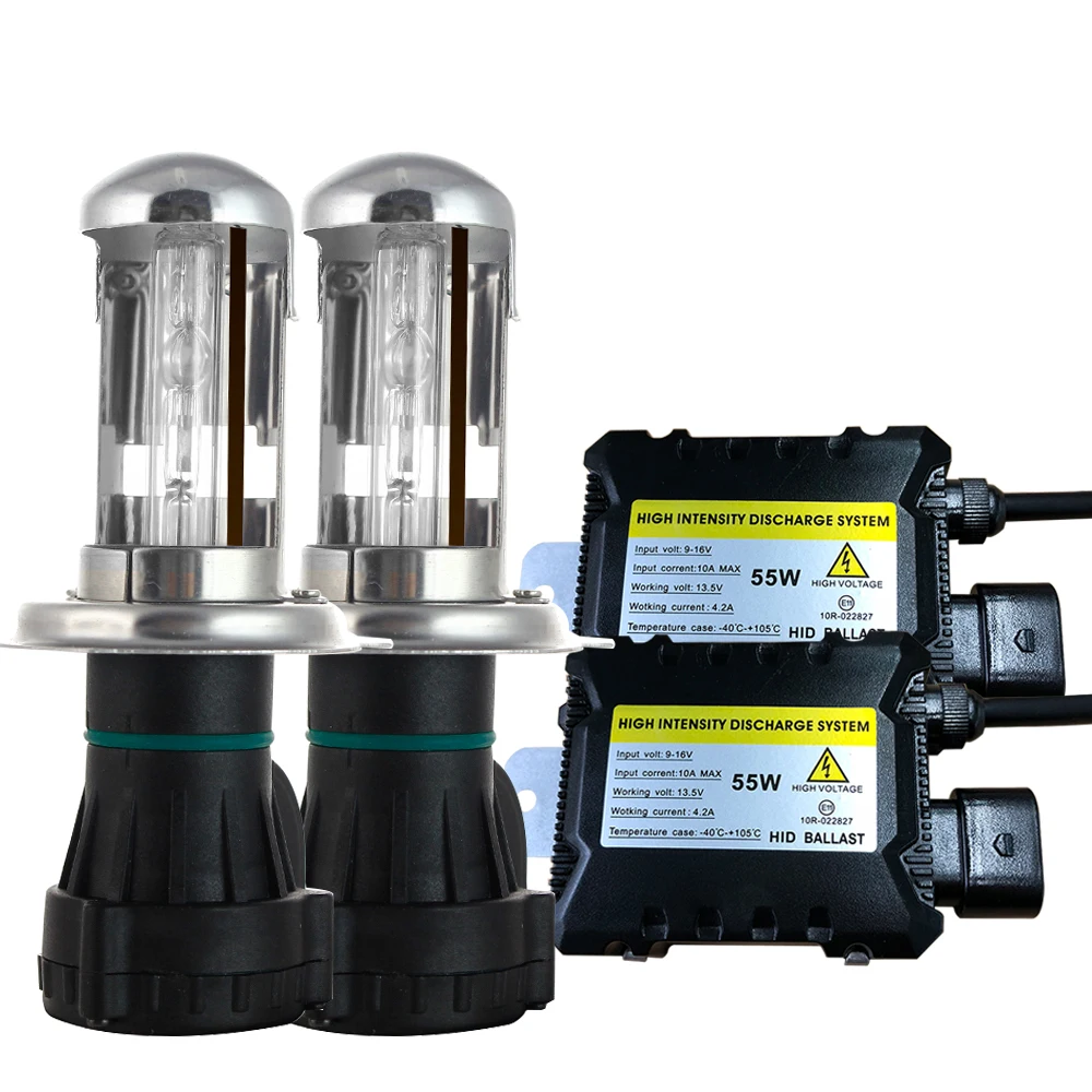 Комплект Ксеноновых Ламп H7 H4 HID для автомобильных фар H1 H3 H8 H9 H11 9005 HB3 9006 HB4 881 D2S 4300K