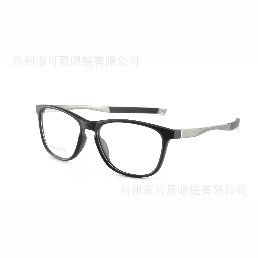 

Flat Glasses TR90 Glasses Aluminum Magnesium Feet Sports Full-frame Glasses for Men and Women 5848