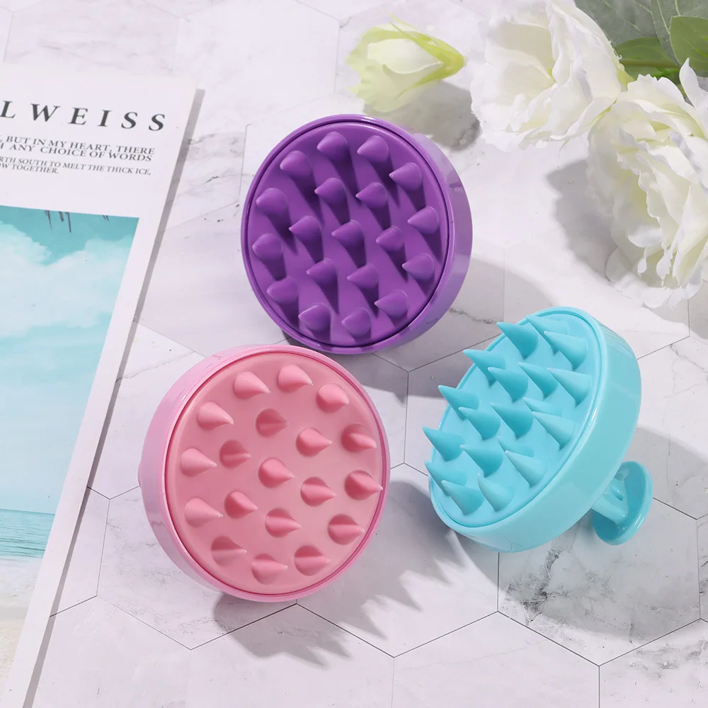 

New Hair Cleaning Brush Comb Handheld Soft Silicone Scalp Massager Shower Dandruff Bath Removal Shampoo Hair Cleaner Hair Brush