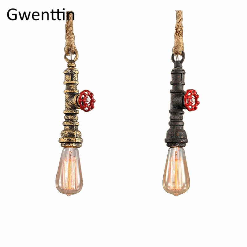 Винтажный Лофт промышленный подвесной светильник для труб приспособления