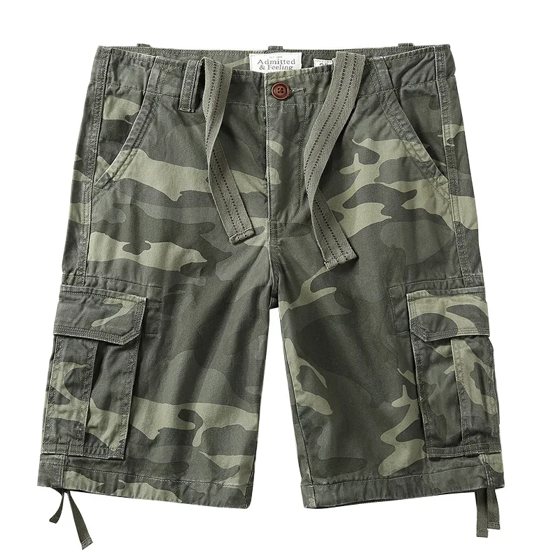 Камуфляжные камуфляжные шорты-карго для мужчин новинка 2020 мужские повседневные