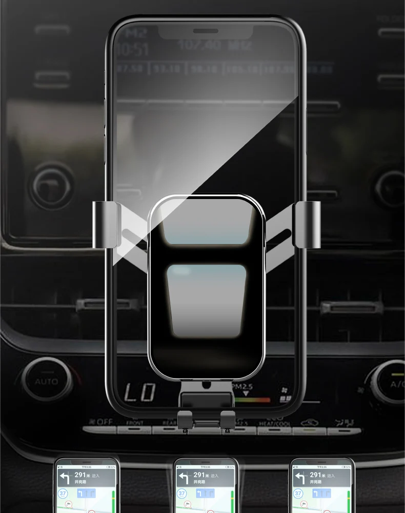 

For Toyota Corolla 2019 2020 2021 Car Mobile Phone Bracket Sucker Snap Fixed Navigation Support Clip Shockproof Auto Decoration