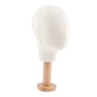 21 ''манекен головной парик, изготовление головы, холст, голова, парик, шляпа, очки, дисплей с деревянной съемной подставкой