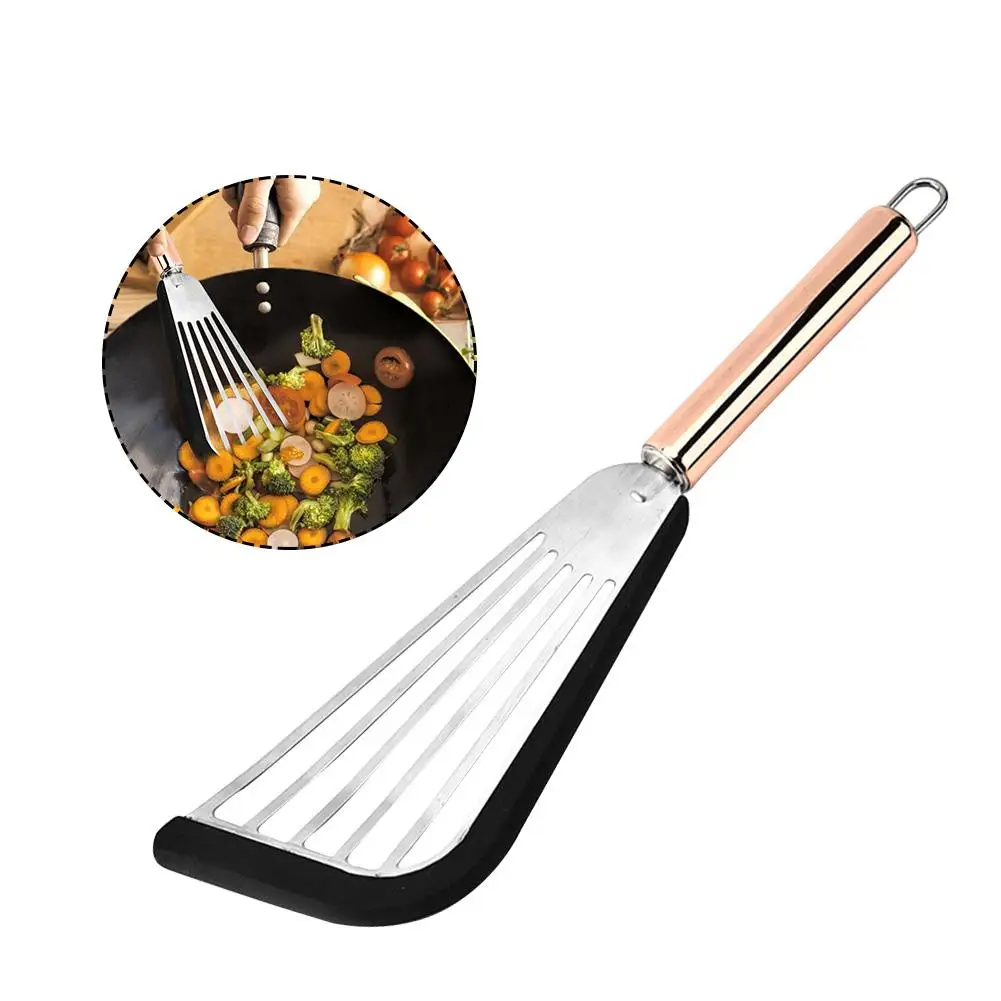 

Stainless Steel Slotted Turner Kitchen Cooking Tools Spatula Fried Shovel Egg Fish Frying Pan Turners Cooking Accessories 40a