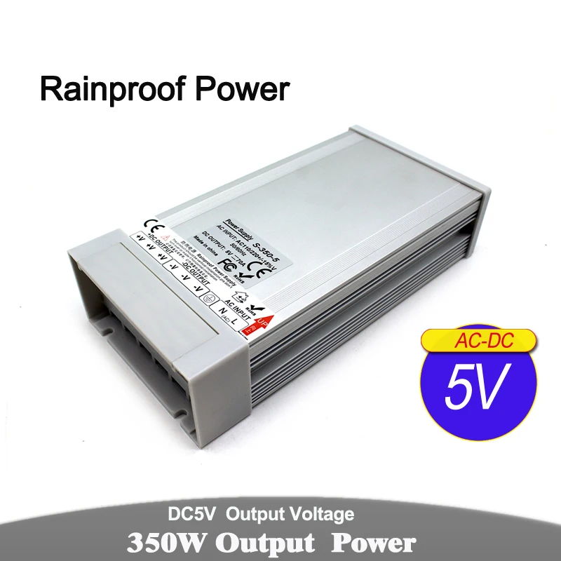 DC 12 В 24 в 36 48 5 300 Вт 350 непромокаемый светильник ing трансформаторы AC DC12V DC24V DC5V