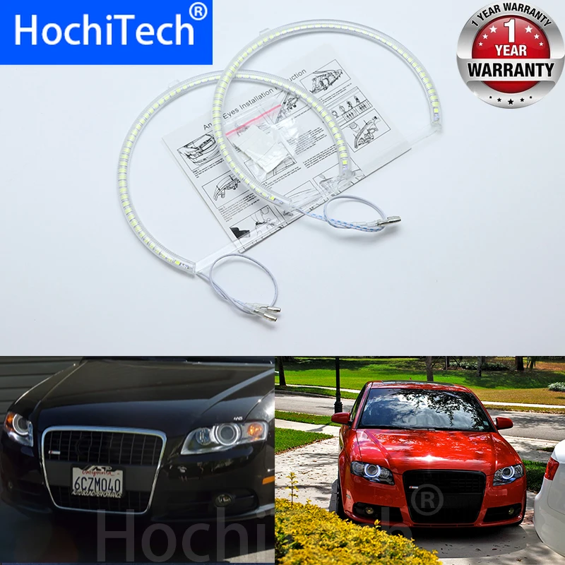 Ультра яркие красные/зеленые/Белый светодиодный глаза ангела halo Кольцо Комплект