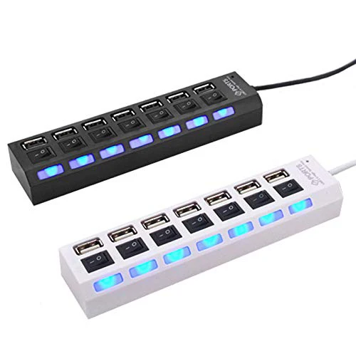 Портативный usb хаб 2 0 с 4 7 Порты высоким уровнем Скорость концентратор Обмен