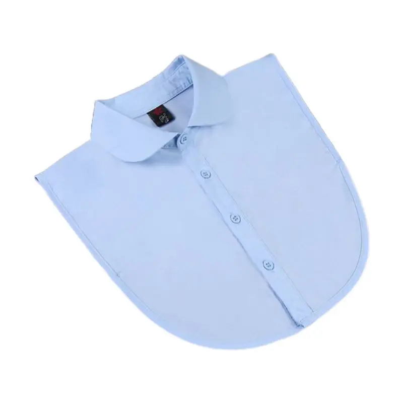 

29 стилей женские съемный ложный воротник, плотная ткань, Цвет в ретро-стиле, в мелкую клетку, с открытой спиной шифон рубашка блузка регулиро...