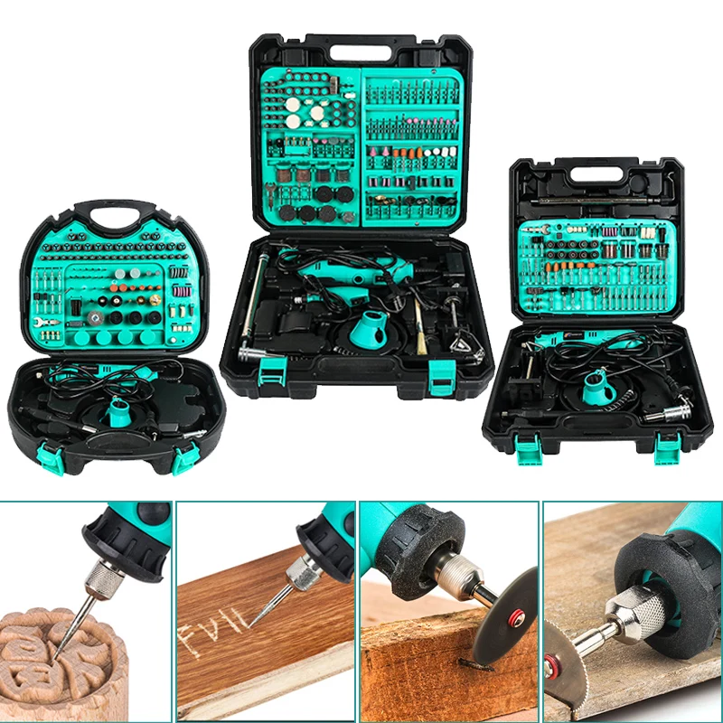 

TUNGFULL Engraving Drill Mini Dremel 220V Electric Drill Machine Dremel Tools Mini Polishing Machines Grinding Machine