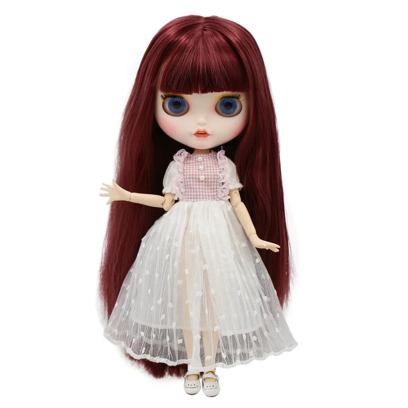 Ледяной DBS Blyth кукольные 1/6 BJD телесного цвета шарнирное тело матовая лицевая