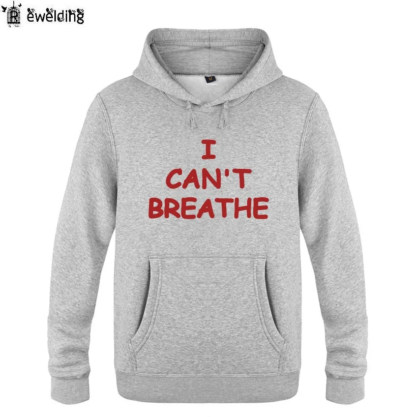 

I Can't Breathe Eric Garner Protest Printed Hoodie Sweatshirts Men New Mens Hooded Fleece Pullover Hoodies Streetwear Man Women