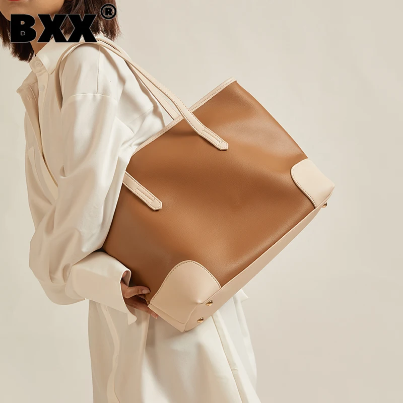 

[BXX] Woman New Brand Elegant Handbag Quality PU Leather Personality All-match Crossbody Shoulder Bag Fashion Tide 2021 GF0709