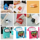 Силиконовый чехол с 3D рисунком радуги конфет кота Дракона Для Apple Airpods pro Чехол Для Air pods 1 2 чехол с беспроводной зарядкой мягкий чехол