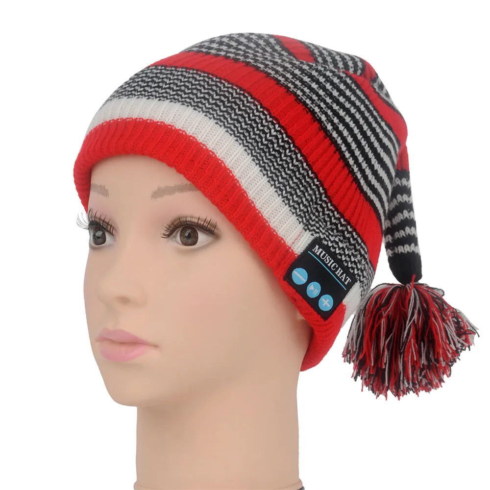 Bluetooth беспроводная умная шапочка теплые вязаные шапки свободные руки музыка