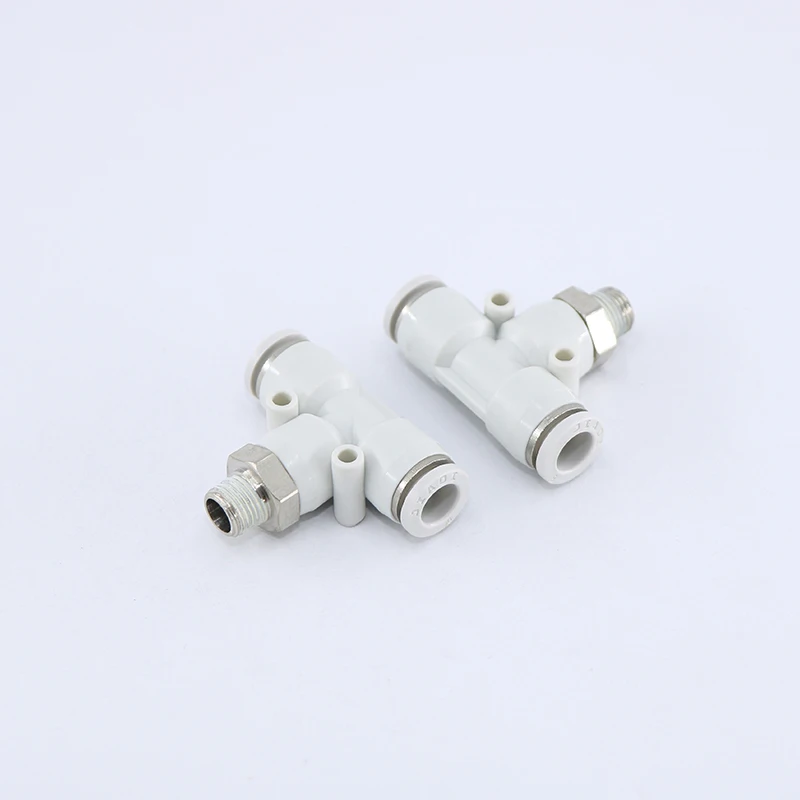 Соединитель Yade пассажирского типа белая Т-образная резьба Т-образные детали