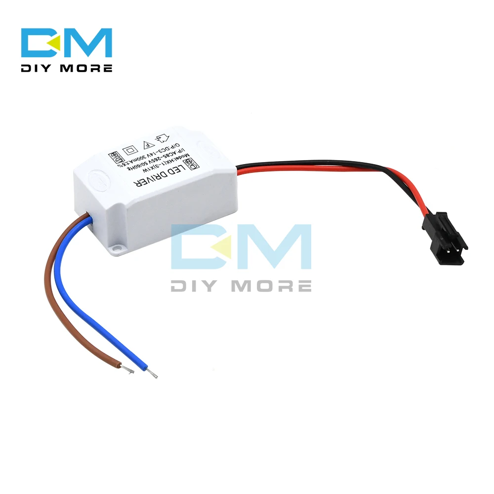 1X AC 85V 265V к DC 2V 12V светодиодный электронный трансформатор драйвер питания 3X1W|dc