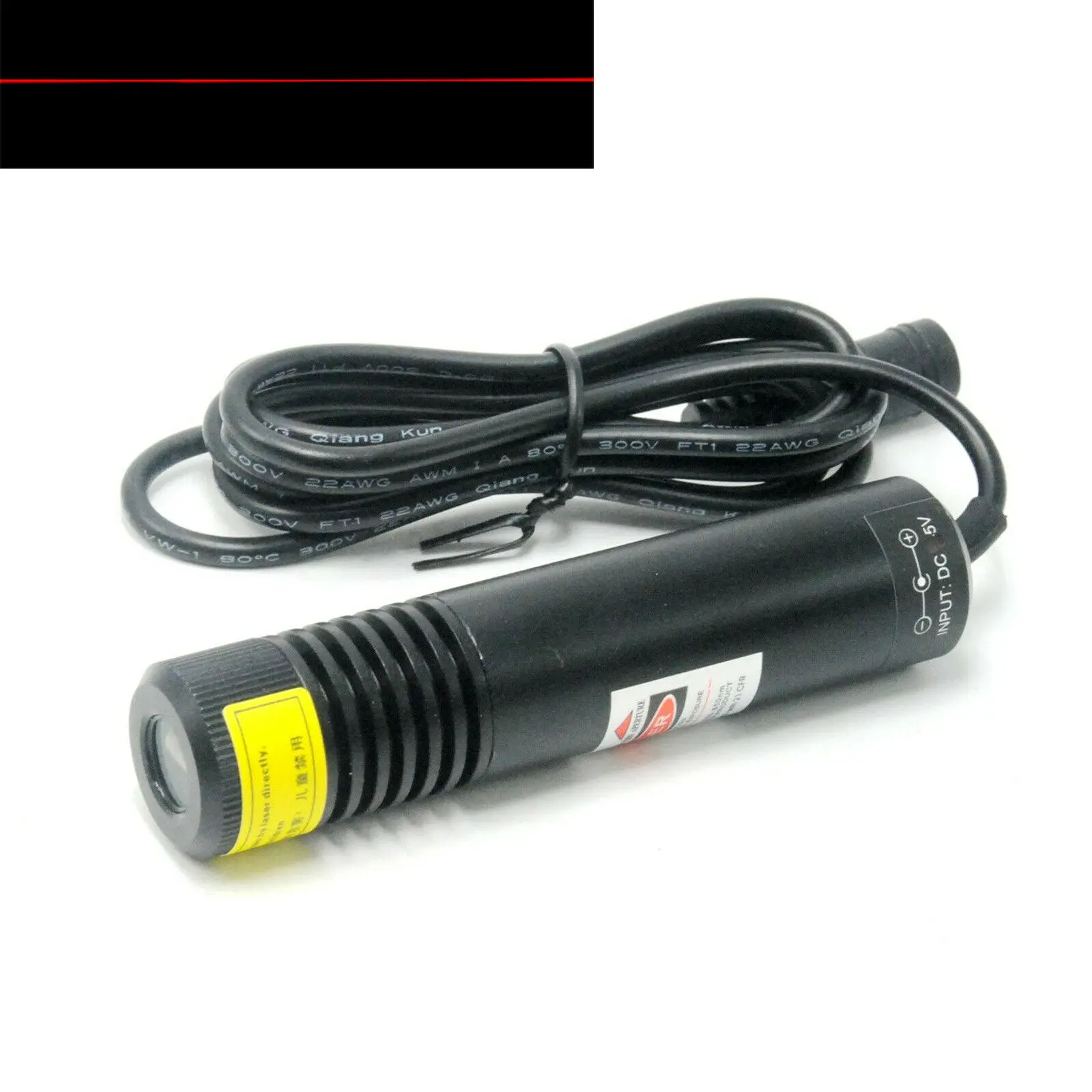 

Dustproof 650nm 200mw Red Laser Line Module For Wood Cutting Locator 5V 22x100mm