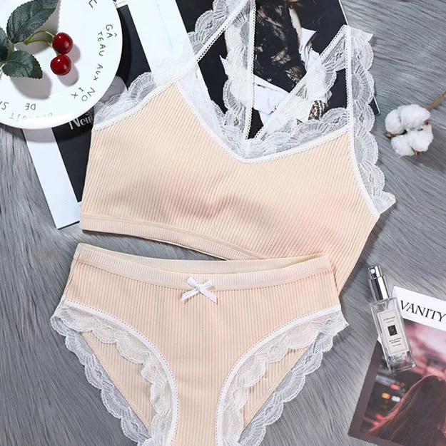 Комплект нижнего белья для девочек подростков хлопковый тренировочный комплект