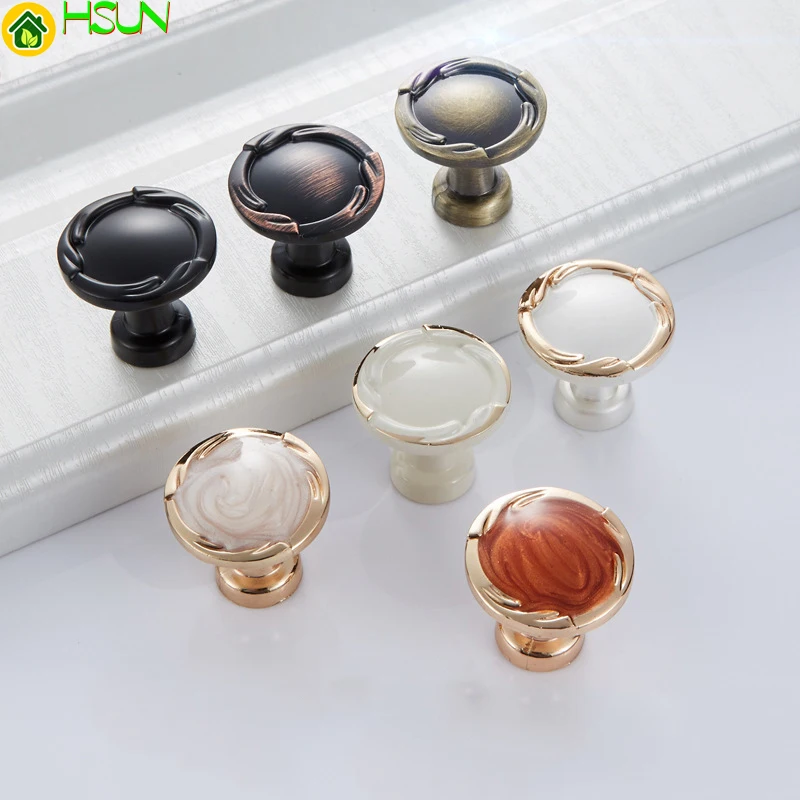 Металлические цинковые мебель ручка для шкафа с выдвижными ящиками круглый