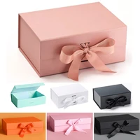 31%c3%9722%c3%9710cm gift box boite cad packaging wedding anniversary party magnetic ribbon thickness rigid packaging box direct sales