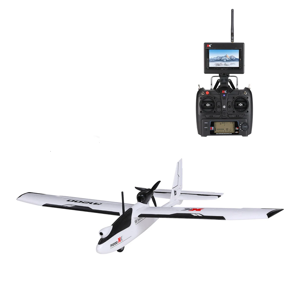 WLtoys XK A1200 3D 6G бесщеточный двигатель самолет с фиксированным крылом 5,8G FPV 2,4G 6CH S-FHSS EPO RC самолет планер RTF 89 см длина дрона