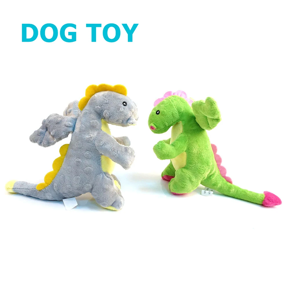Динозавр собака плюшевая игрушка взаимодействие раньше прочная жевательная для