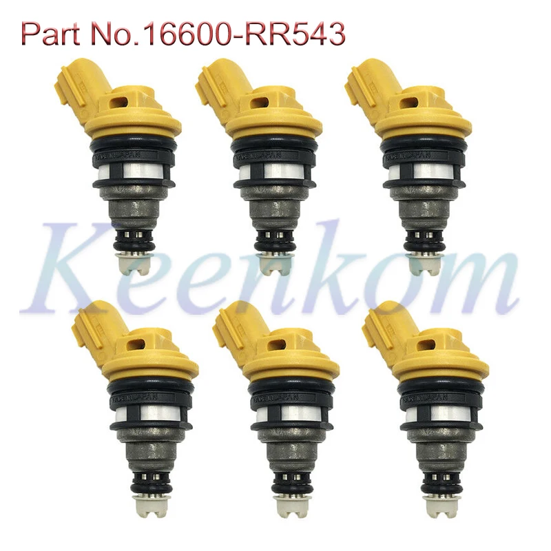 6 шт. боковая флейта 550cc 16600 RR543 для JECS/Subaru Sti WRX GC8 2.5L AA170 FJ942 16600AA170|Топливный инжектор|