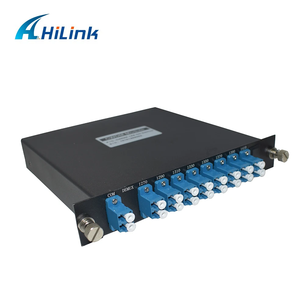Пассивные продукты одиночные волокна 8CH CWDM фильтры CWDM 8 каналов Mux Demux 1270~ 1470nm