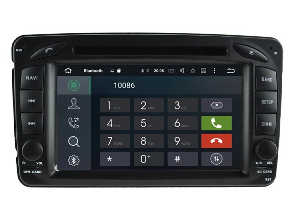 Ips screen Android 8.0 Car Dvd Navi Player FOR BENZ C-CLASS W203 2000-2004 CLK W209 M W163 W639 gps auto stereo audio multimedia |