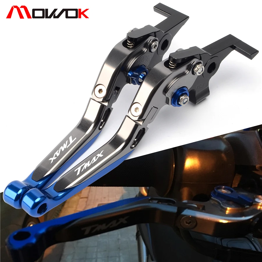 Рычаги тормозной муфты мотоцикла Titanium Blue для Yamaha TMAX 500 530 T MAX500 MAX530 MAX 2012 2017 2018