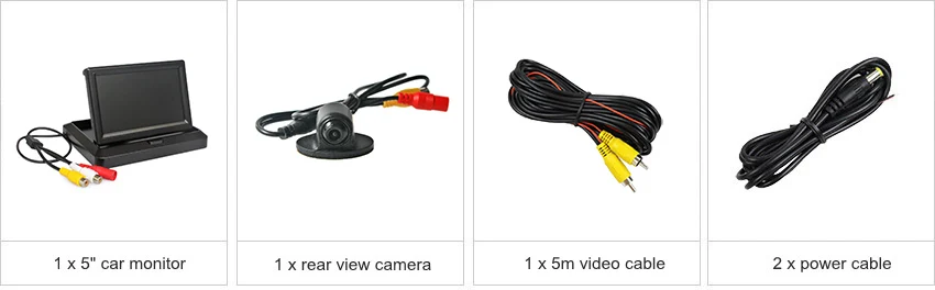 DIYKIT проводной 5 дюймов зеркало заднего вида монитор для автомобиля Водонепроницаемый HD камера заднего вида автомобиля парковочная камера Kit