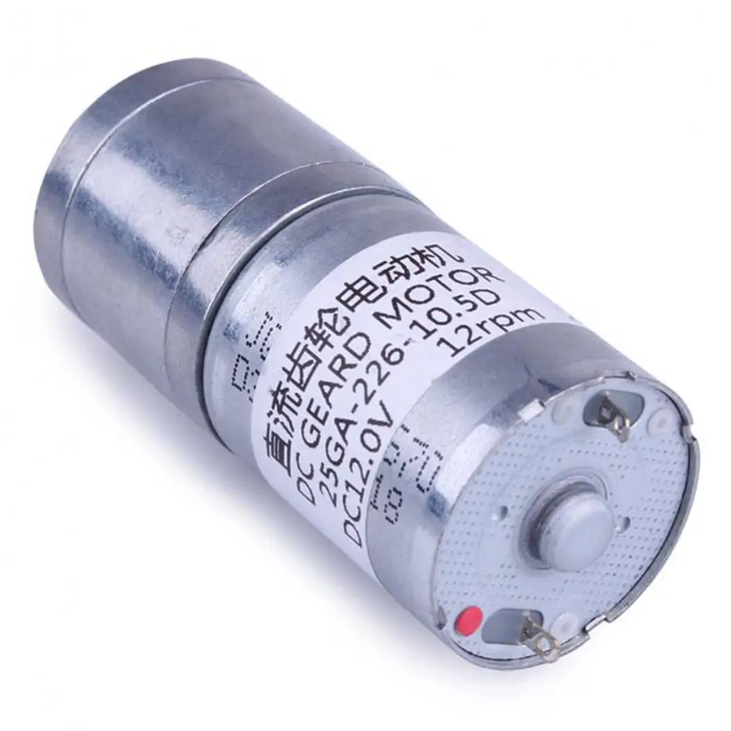 JGA25 370 12V DC редуктор с высоким крутящим моментом электродвигатель для