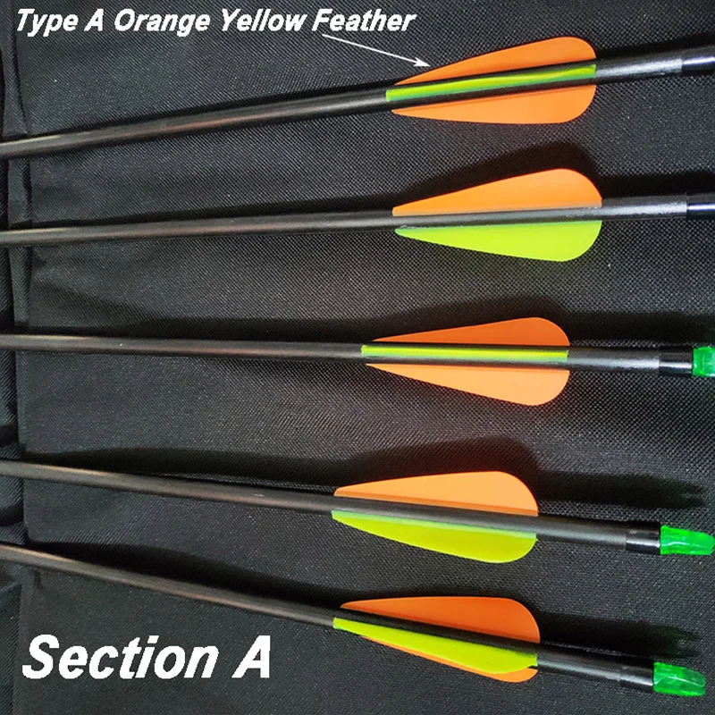 Новые стрелы для стрельбы из лука 30 дюймов стекловолокна 500 позвоночника OD 8 ММ