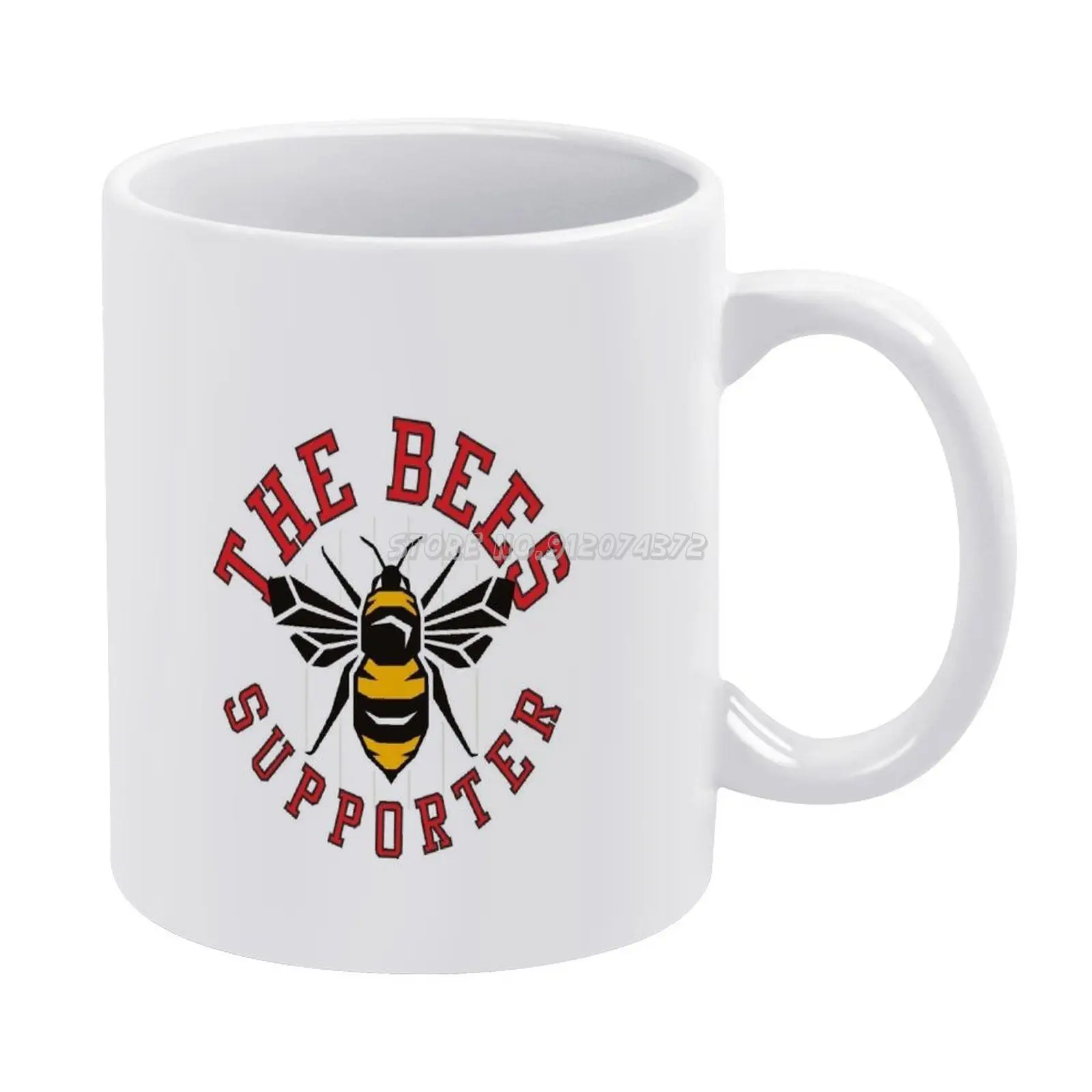 

Кофейные кружки The Bees Football 330 мл, креативная дорожная кружка и чашка, Офисная версия, футбольные фанаты, пчелиная ножка