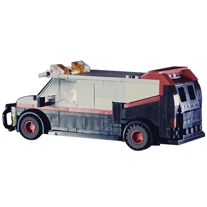

Town Police Station Car Building Blocks For Town Vandura Van Team Truck House Blocks Techno Diy Toy Christmas Boys Children new