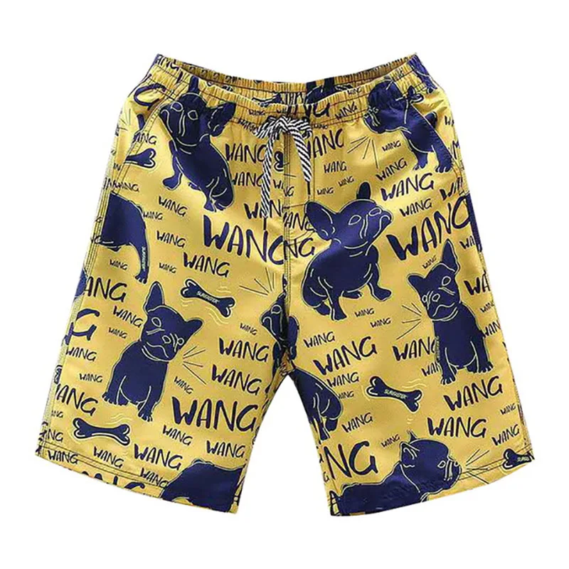 

Lace-up men's sports shorts beach shorts Bermuda board surfing swimming boxer shorts summer beach essential swimwear