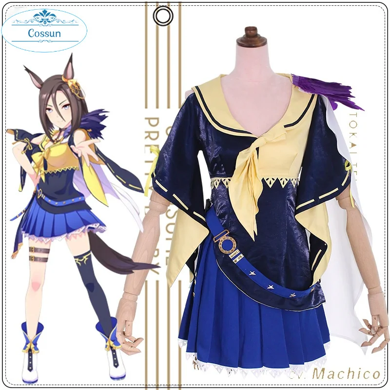 

Anime! Umamusume:Pretty Derby Air Groove Battle Suit Lovely Uniform Cosplay Costume Halloween Party Outfit For Women 2021 NEW