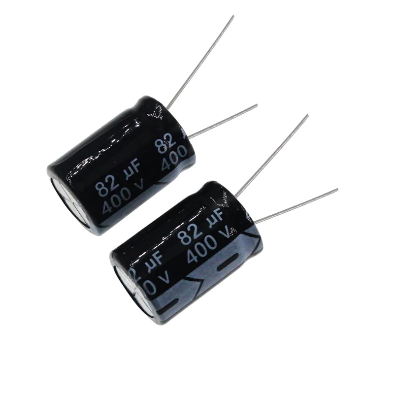 Алюминиевый электролитический конденсатор 82MFD 400 В 82 мкФ 16*25 мм радиальный 82mf400v