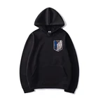 Толстовка с капюшоном в стиле Харадзюку, худи для женщин и мужчин, с рисунком из японского аниме атака на Титанов, Осень