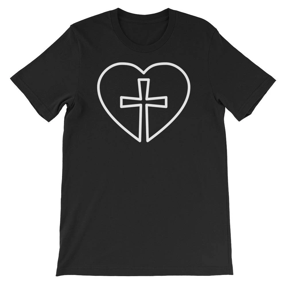 

Christian Heartbeat T Shirt Jesus Faith Is in my Heart Great Christian T-Shirts Unisex T-Shirt Very Nice Red Shirt- K762