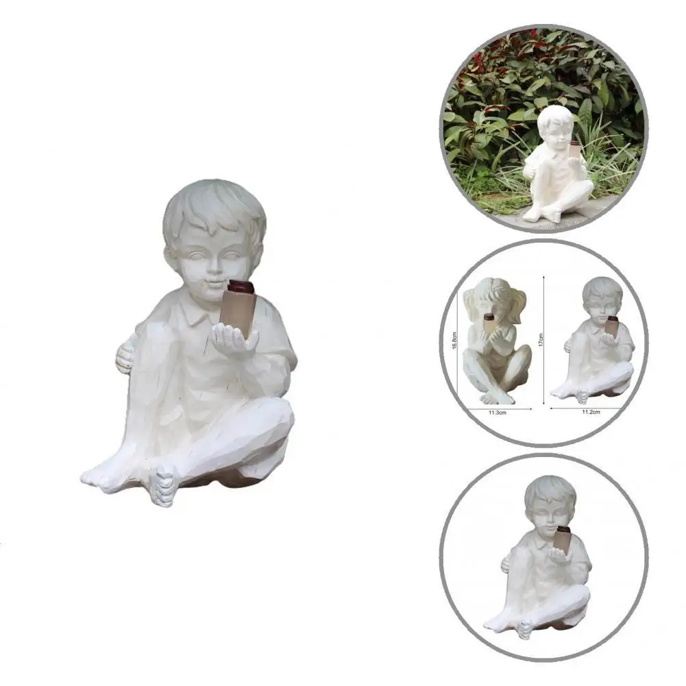 

Полимерная статуя, привлекательная забавная Реалистичная садовая статуя, садовый декор для новоселья