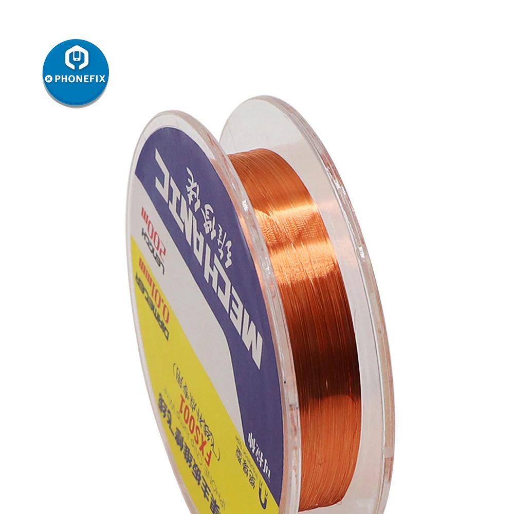 PHONEFIX 0 01 мм изолированные пайки джемпер провод медный для Мобильный телефон