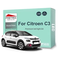 led interior light kit for citroen c3 i ii iii fcfn sc sx picasso 2002 2020 led bulbs canbus error free