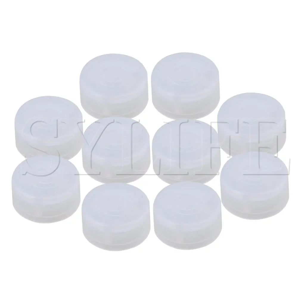 Запчасти для электрогитары цвет белый набор из 10 пластиковых эффектов|Детали и