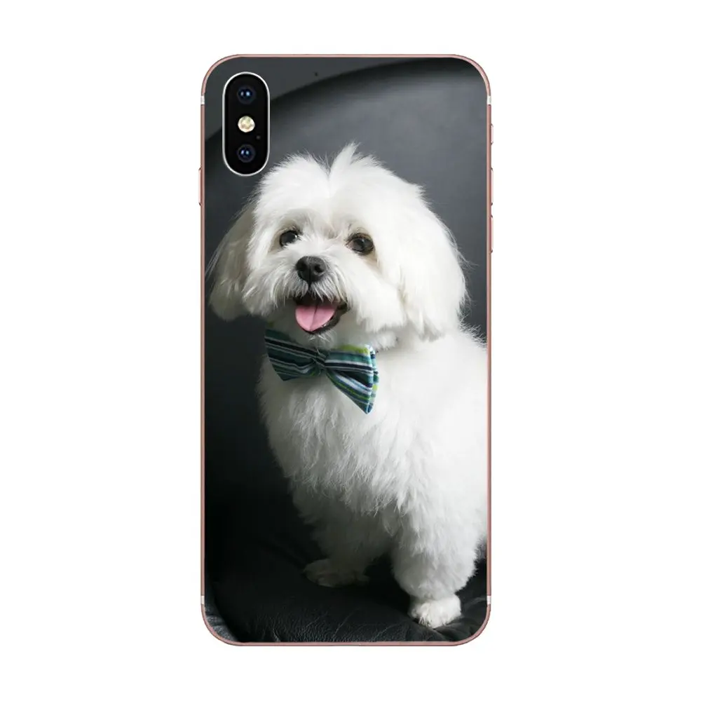 Футболки с надписью I Love My Мальтийская болонка Щенки для Galaxy Alpha Note 10 Pro A10 A20 A20E A30 A40