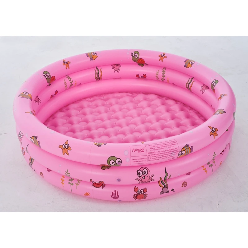 Детский портативный надувной бассейн 80 см Детская ванна воздушный насос для