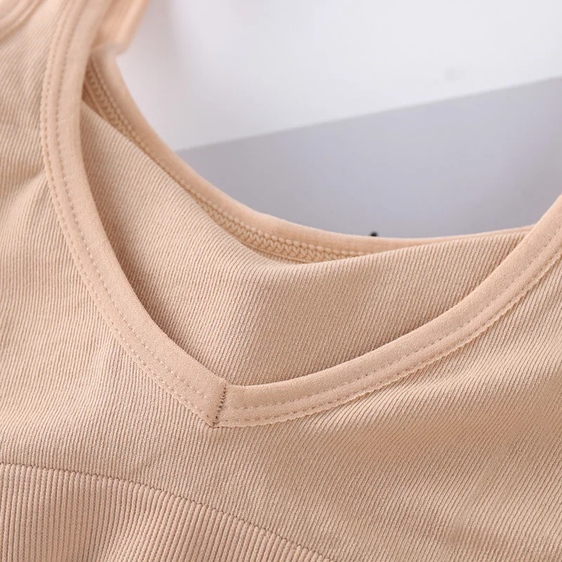 

Seamless Sports Bra for Women Gym Yoga Tops Padded Sport Bra Fitness Underwear Breathable Yoga Running Sport Bras U Back Tops