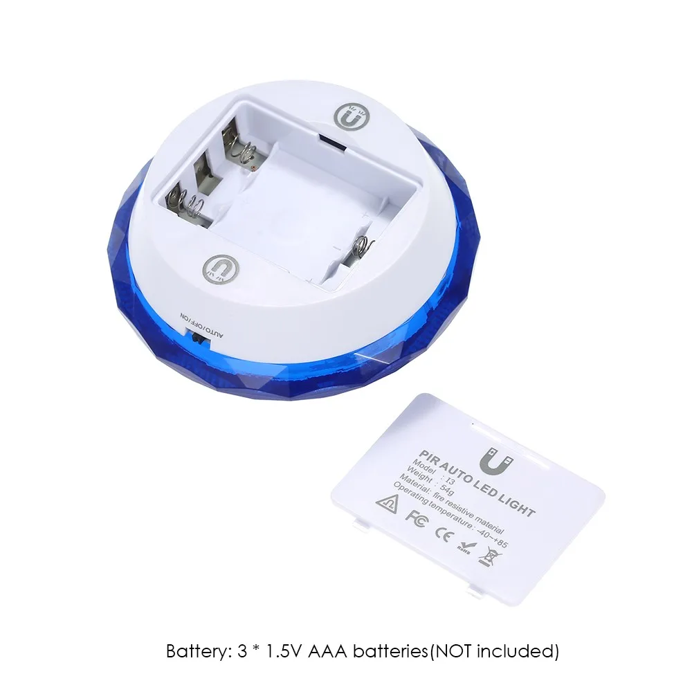 

Battery Operated LED Under Cabinet Motion Sensor Night Light