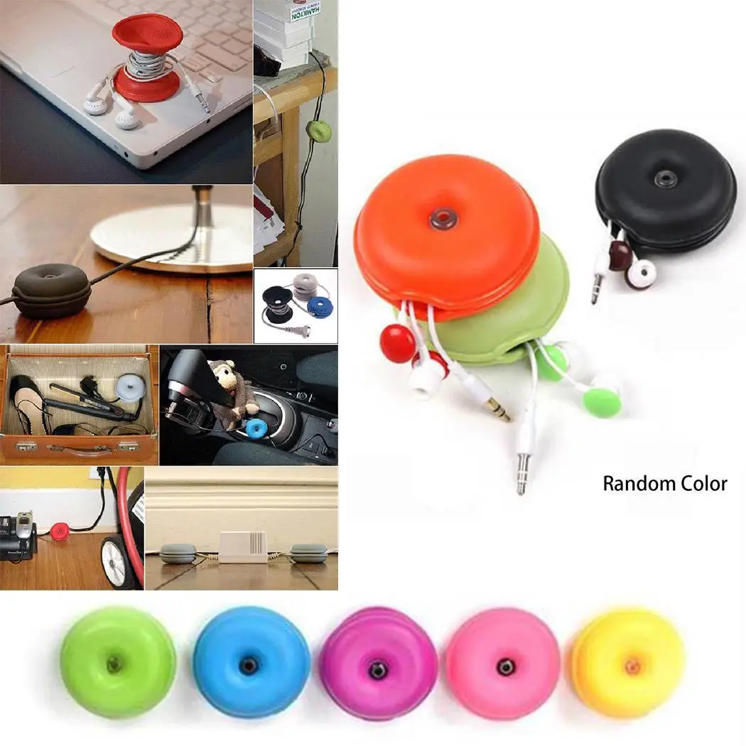 Новое устройство для сматывания шнура от наушников в форме черепахи из